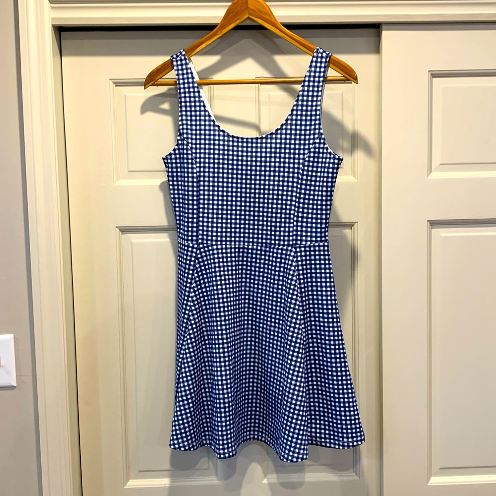 H&M dress checkered print. Size:12